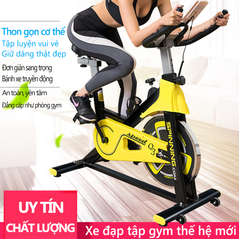 Xe đạp tập đa năng xe đạp tập gym tại nhà đa năng cản lực từ tính chống mài mòn bàn đạp nhôm bánh xe thép dụng cụ tập gym đa năng camry