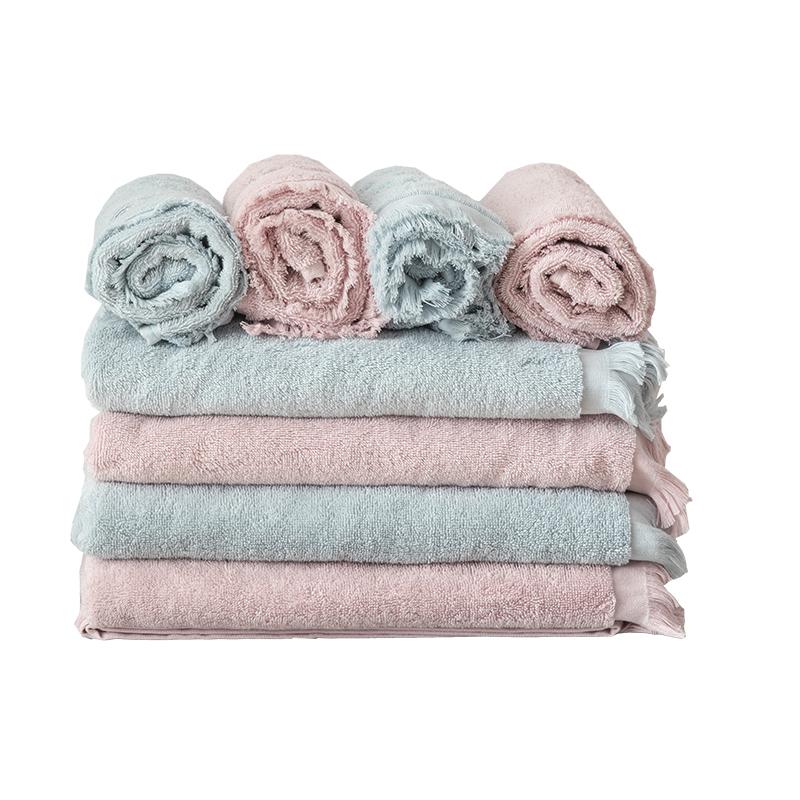 Hàn Quốc Trong Tua Rua Nghề Thêu 100% Cotton Dày Rửa Mặt Khăn Mặt Người Lớn Tắm Khăn Tắm Vài Khăn Mặt Khăn Tắm