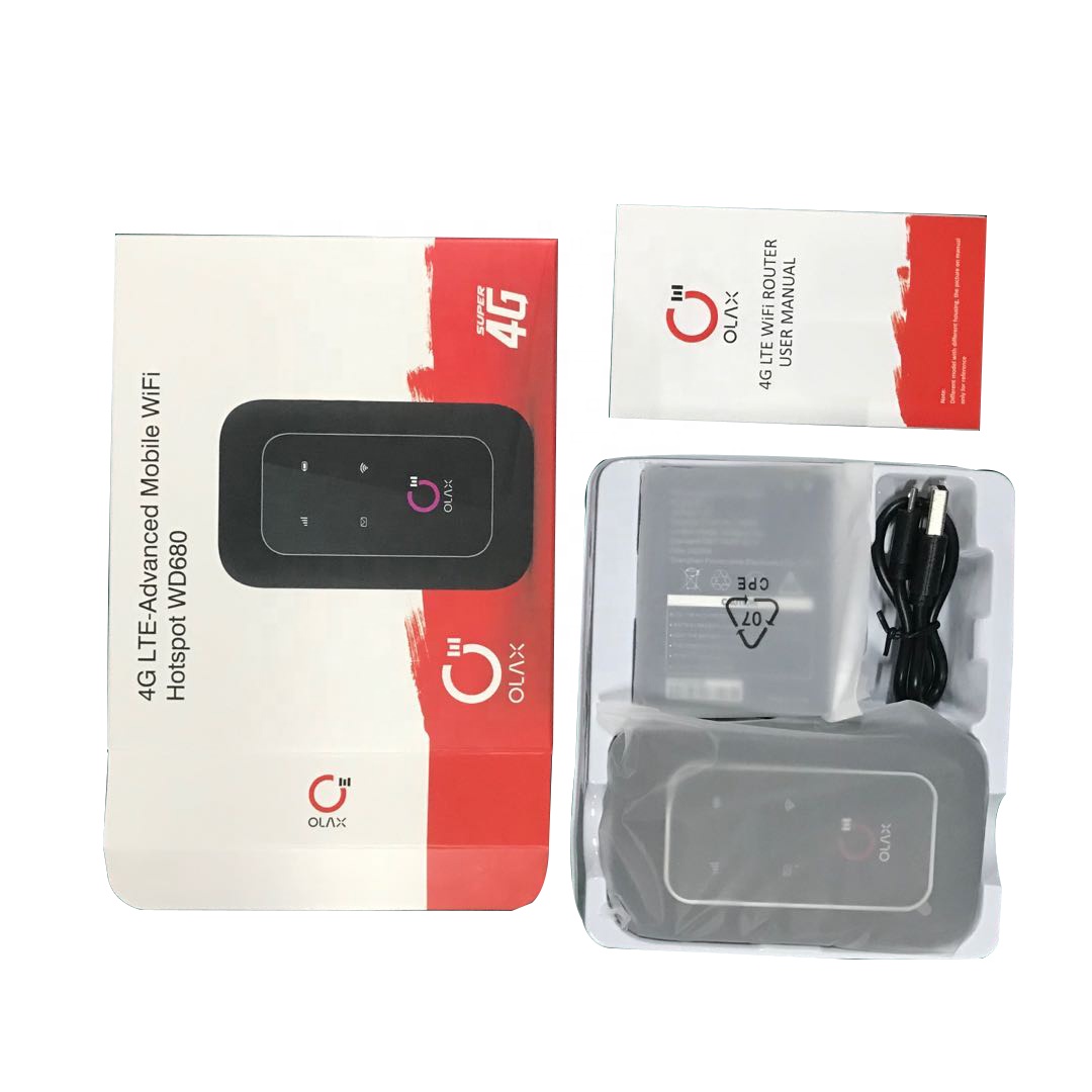 Bộ Phát Wifi Từ Sim 4g LTE OLAX WD680 Tốc Độ Cao