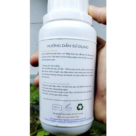 Vi sinh cá cảnh E.M Trái Cây 500ml