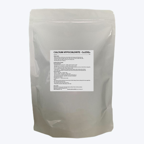 CALCIUM HYPOCHLORITE 70% sát trùng ao nuôi 1kg