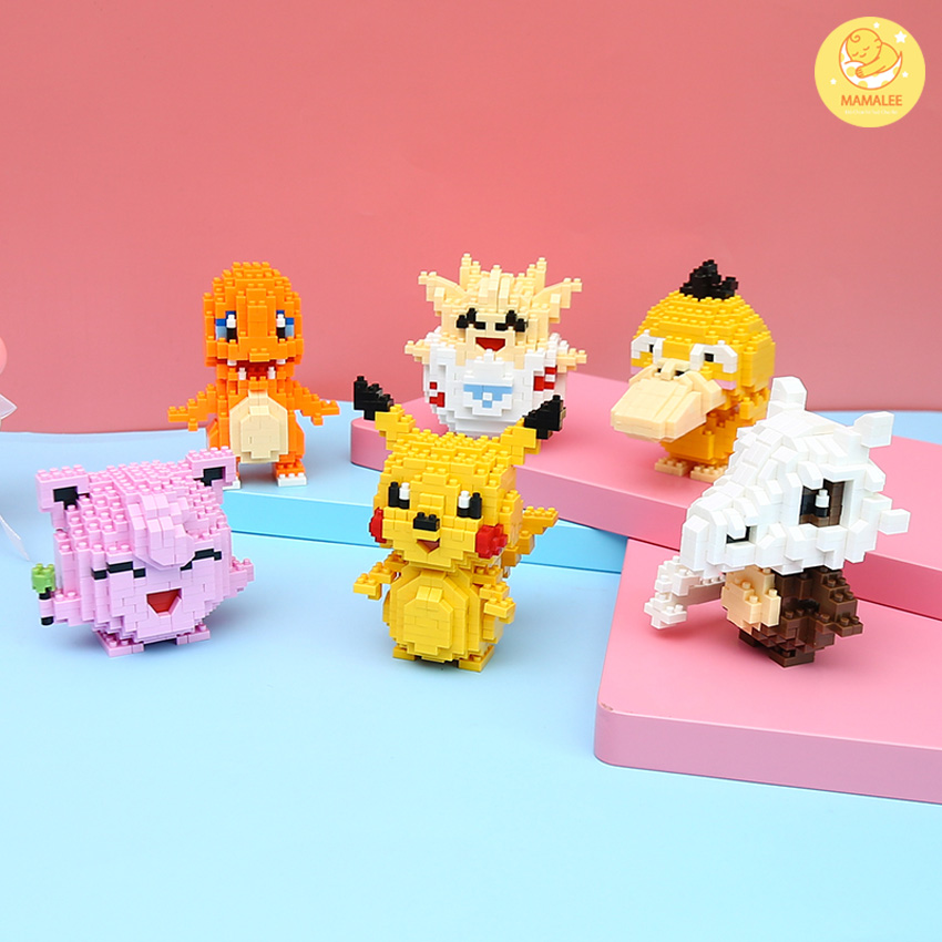Đồ Chơi Lego 3D Lắp Ráp Hình Pokemon Nhiều Mẫu