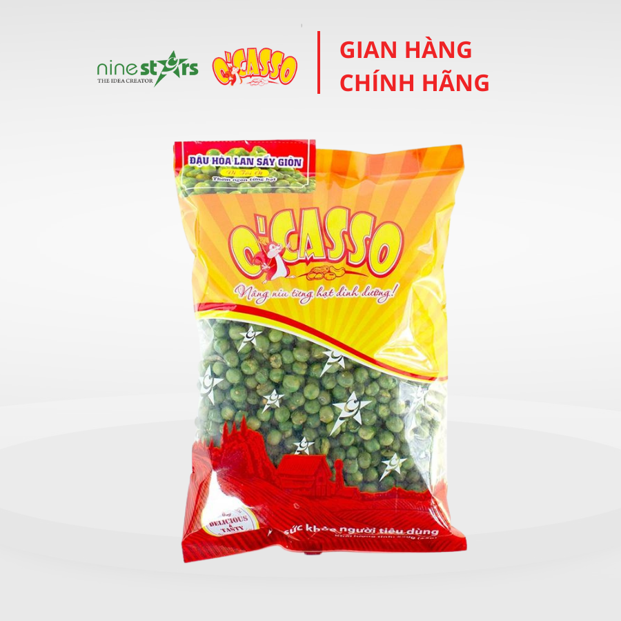 Đậu Hòa lan (Đậu Hà Lan) Sấy Giòn Vị Tỏi Ớt OCasso