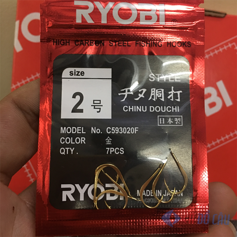 Lưỡi câu cá Ryobi Chinu Douchi Nhật