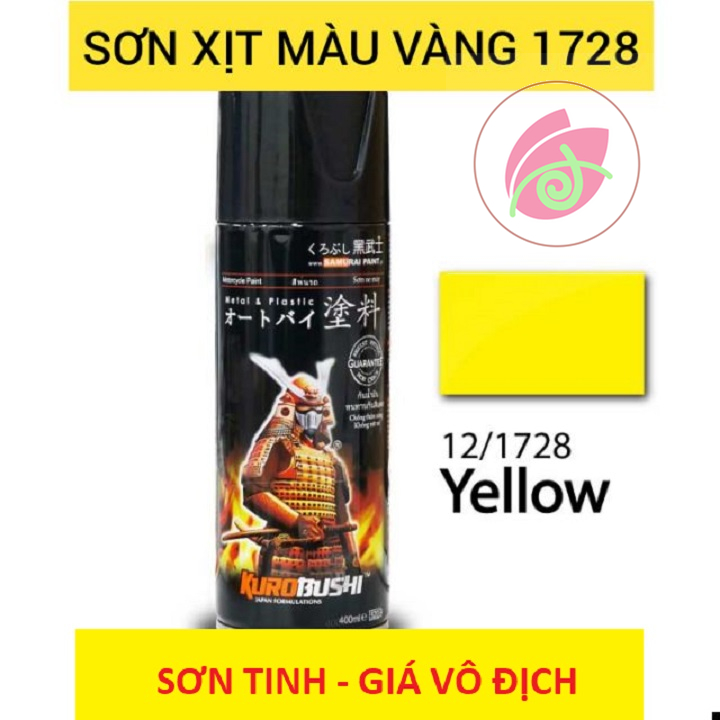 1728 sơn Samurai màu vàng tươi