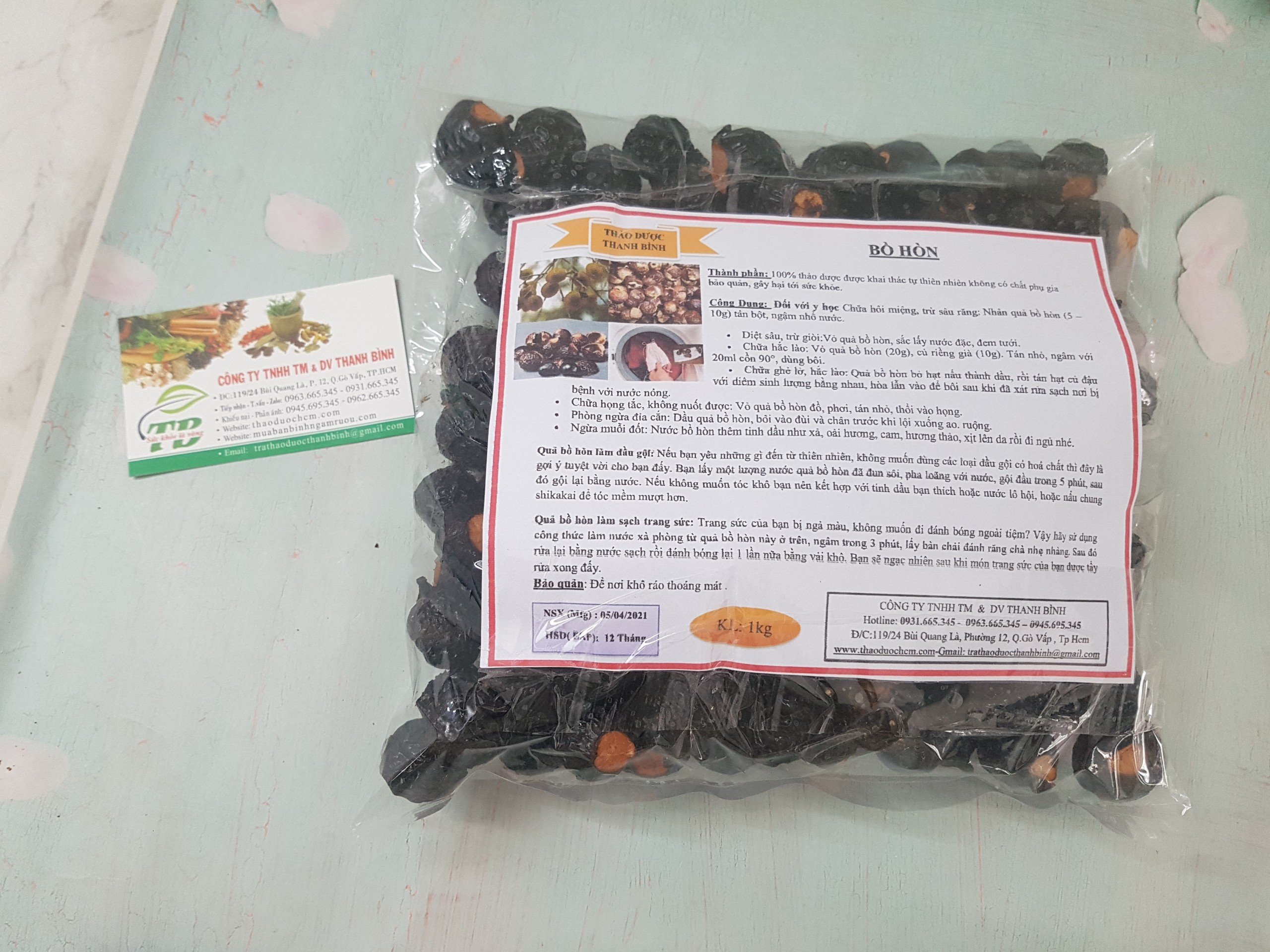 Bồ Hòn 500G - Hàng Công Ty Chất Lượng