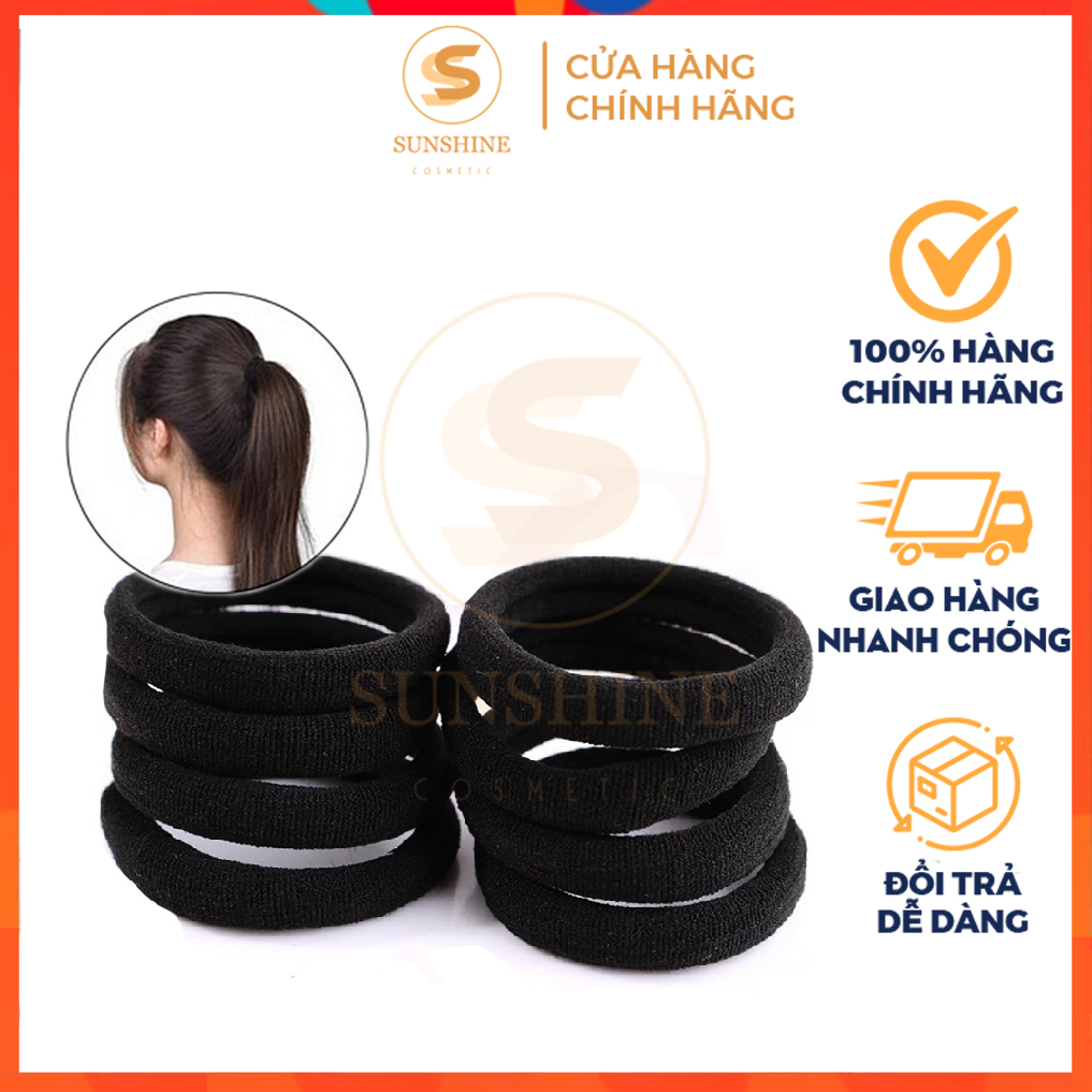 Dây Cột Tóc Nhiều Màu Co Giãn Phong Cách Hàn Quốc Cho Nữ