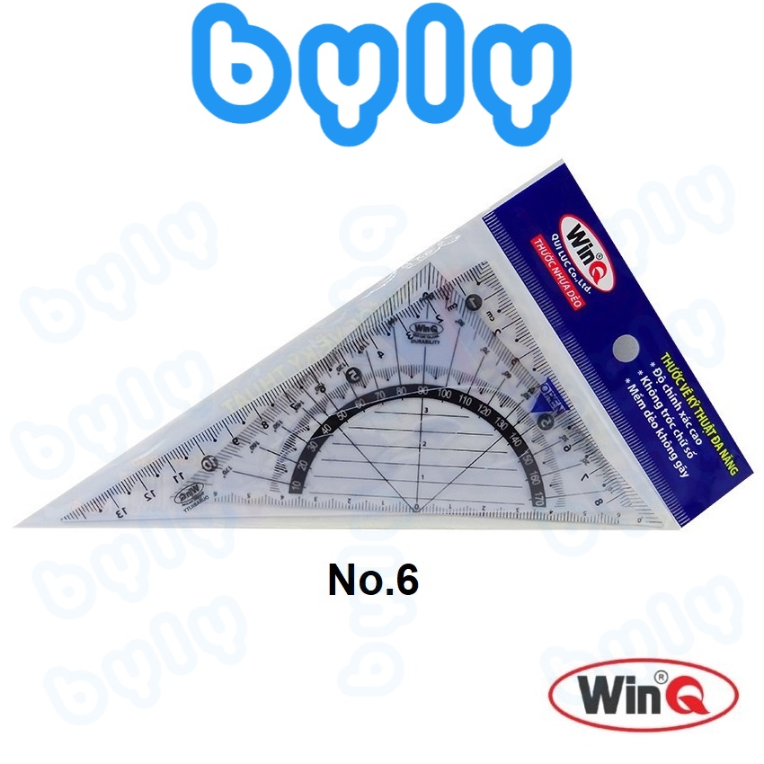 Túi 2 thước Eke vẽ kỹ thuật WinQ  - No.5 - ByLy Store