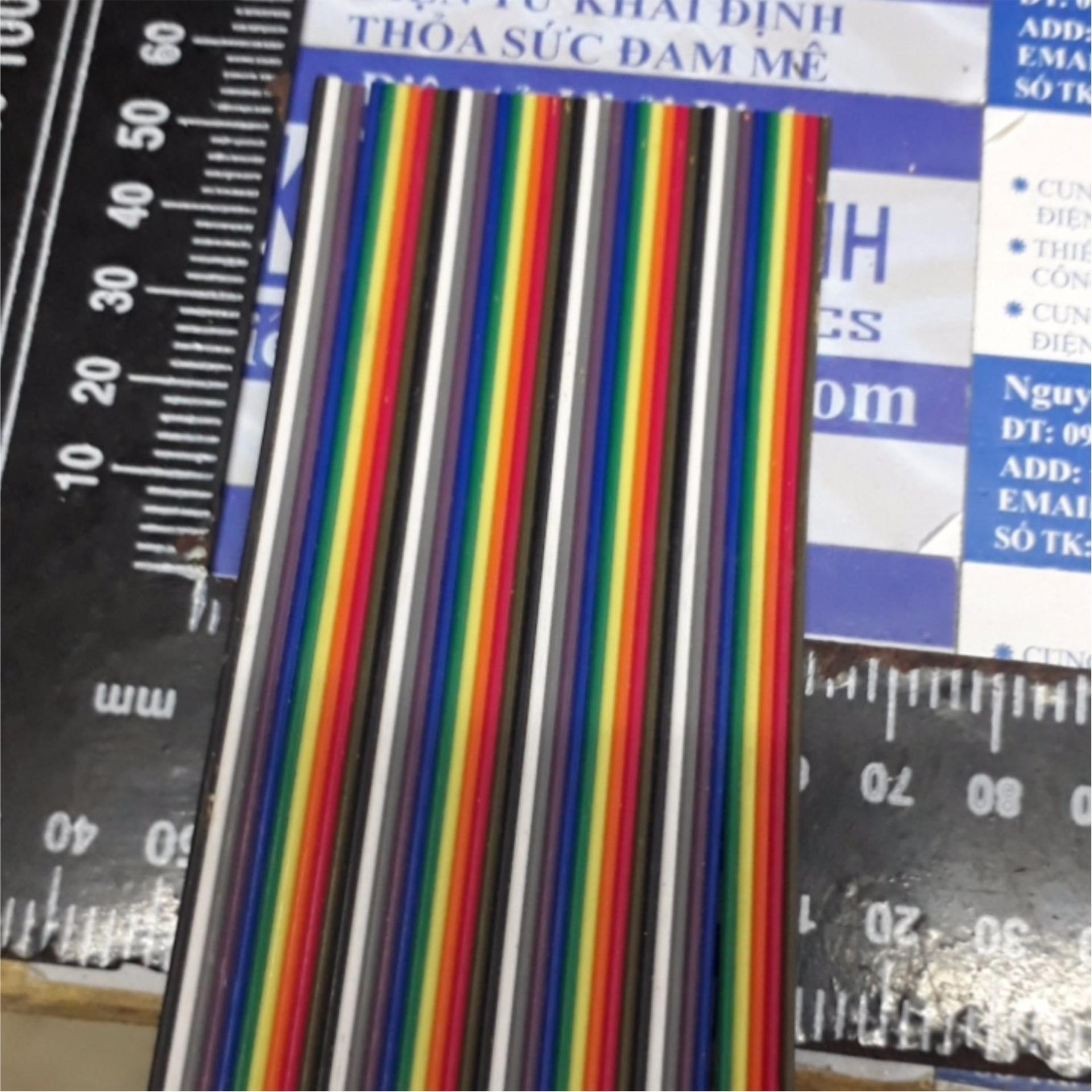 Dây bus header đen 40p, 40 dây, dài 1 mét, dây nhiều màu kde2254