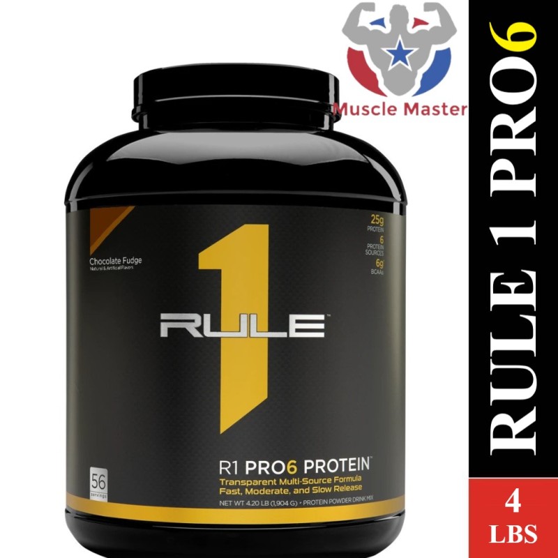 Thực Phẩm Bổ Sung Protein Hấp Thu Đa Giai Đoạn Rule 1 R1 Pro6 Protein 4lbs (1.8kg)