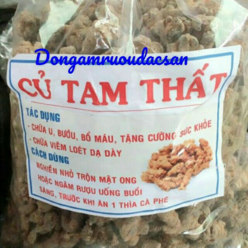 Củ tam thất bắc khô 500G