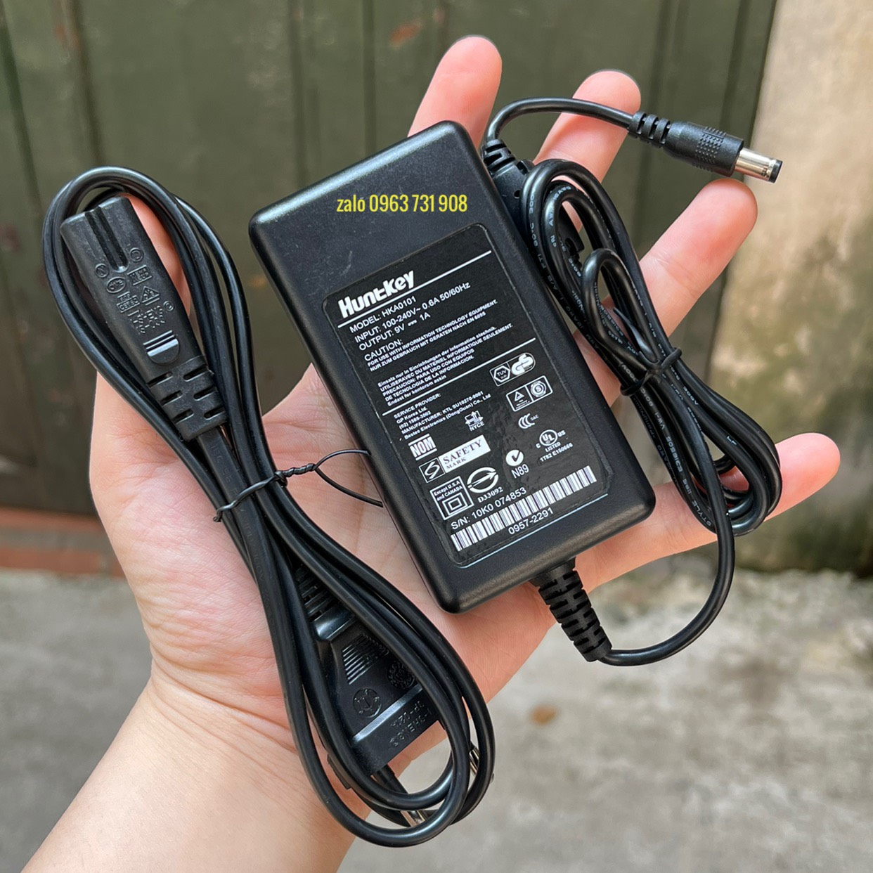 adapter nguồn 9v 1a loại tốt