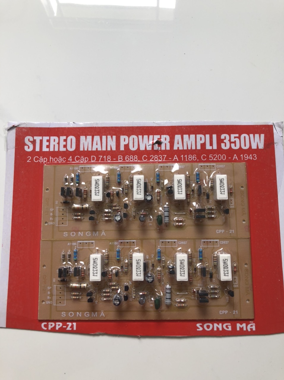 MẠCH AMPLY CÔNG SUẤT 8 SÒ 350W