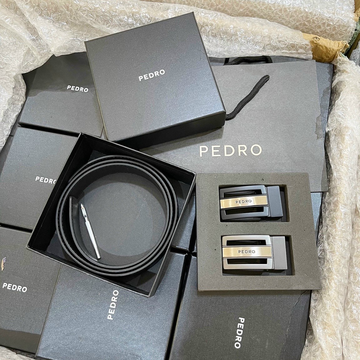 Nịt nam  2 mặt nịt Pedr0 Fullbox + túi giấy hãng
