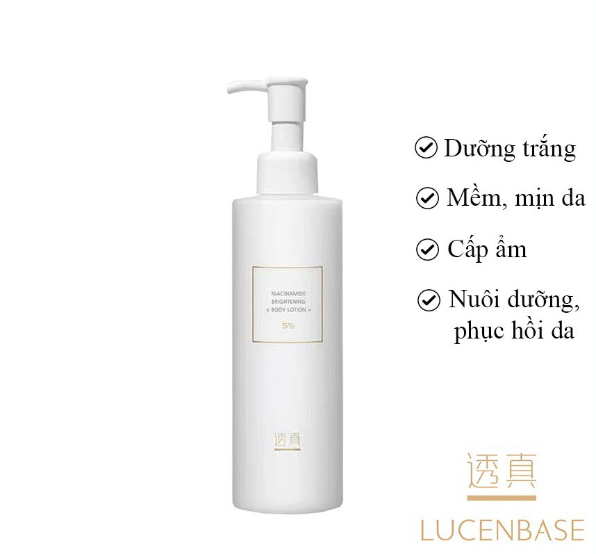 Dưỡng thể trắng da Niacinamide 5% 251g