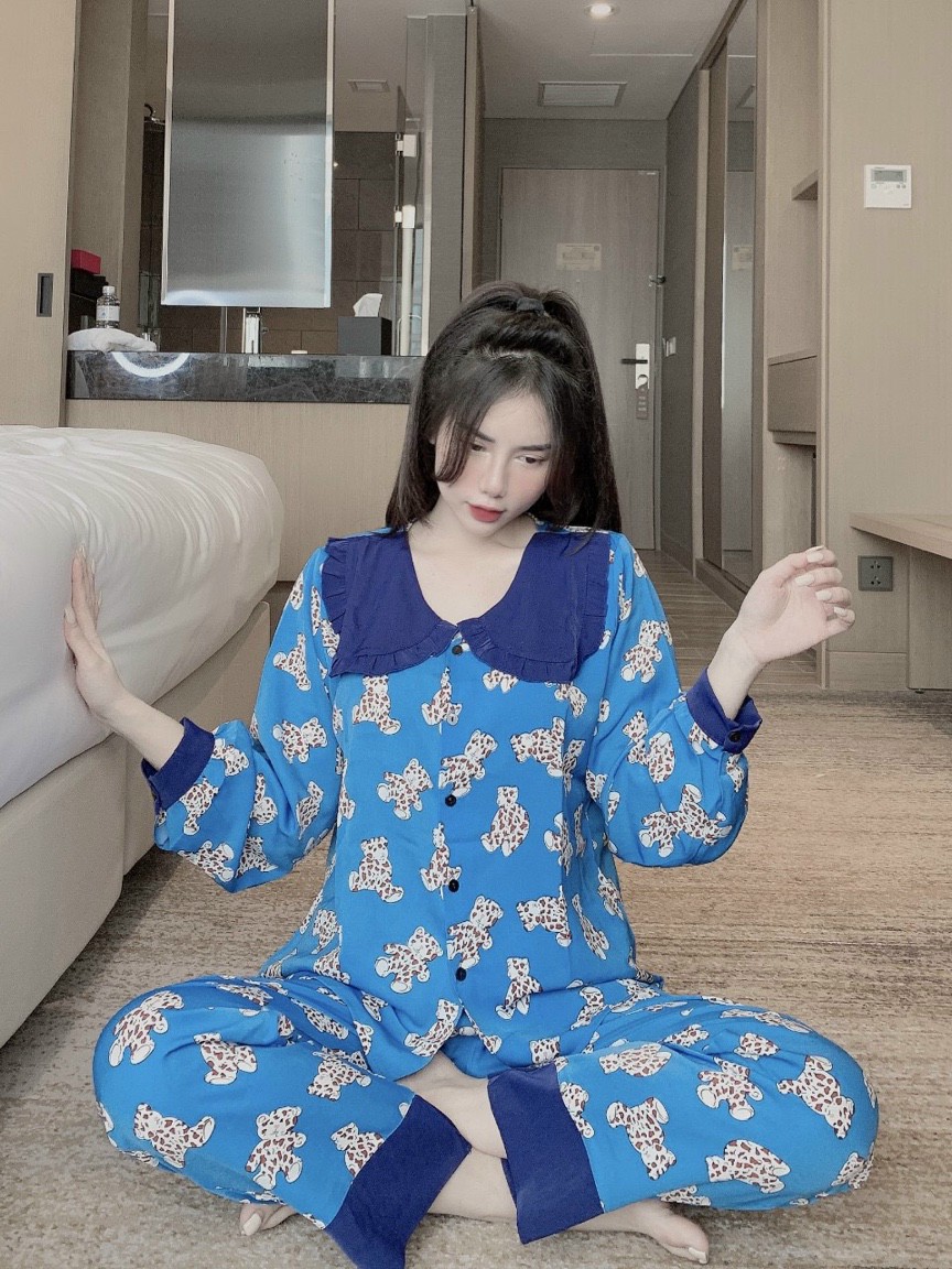 BỘ LỤA MANGO TAY DÀI 1. PHOM DƯỚI 60 KG.