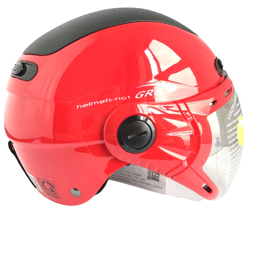 Mũ bảo hiểm GRS A102k (Đỏ line đen)