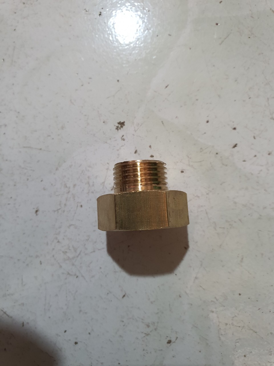 Brass connector, connector brass 2 head lace outside, double brass-brass nipple fitting