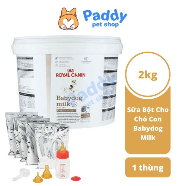 Sữa Bột Royal Canin Babydog Milk Cho Chó Con (Thùng 2kg)