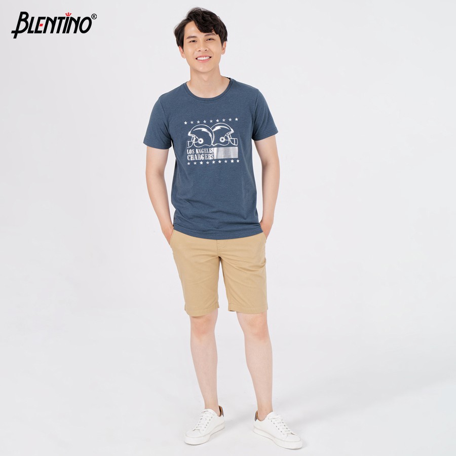 Blentino áo thun nam cộc tay cổ tròn ts20202