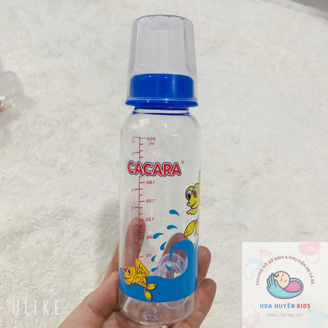 Bình sữa Cổ Hẹp Cacara cho bé 120ml - 240ml Bình nước bình sữa cho bé sơ sinh