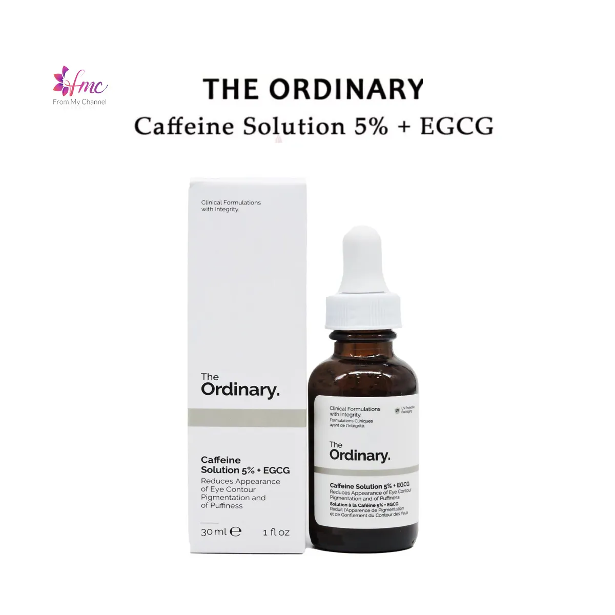[MUA 1 TẶNG 1] Serum trị thâm mắt The Ordinary Caffeine +EGCG 30ml + Tặng 1 túi chườm giảm đau bụng