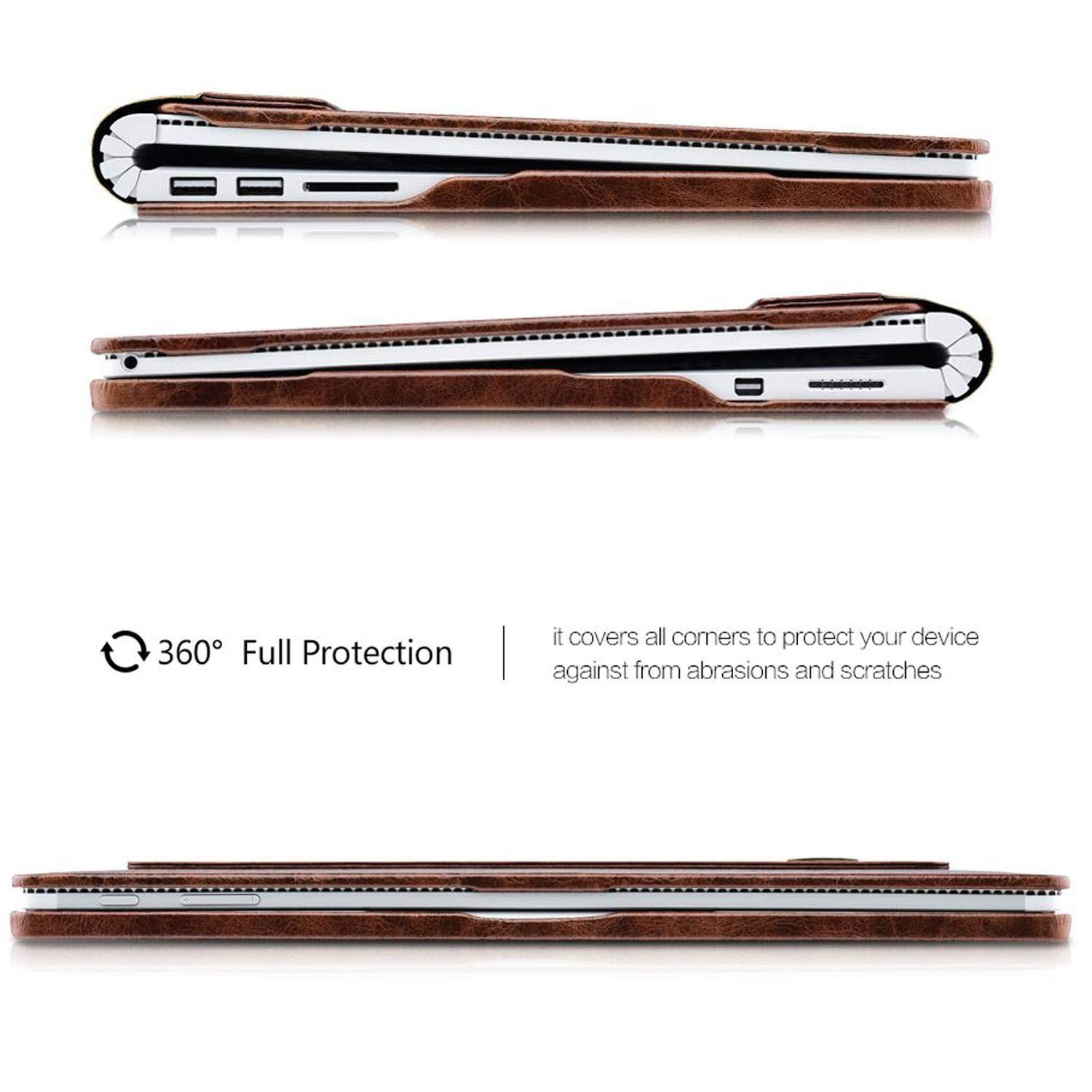 Bao da thật hàng hiệu iCarer cho SurfaceBook 1,2