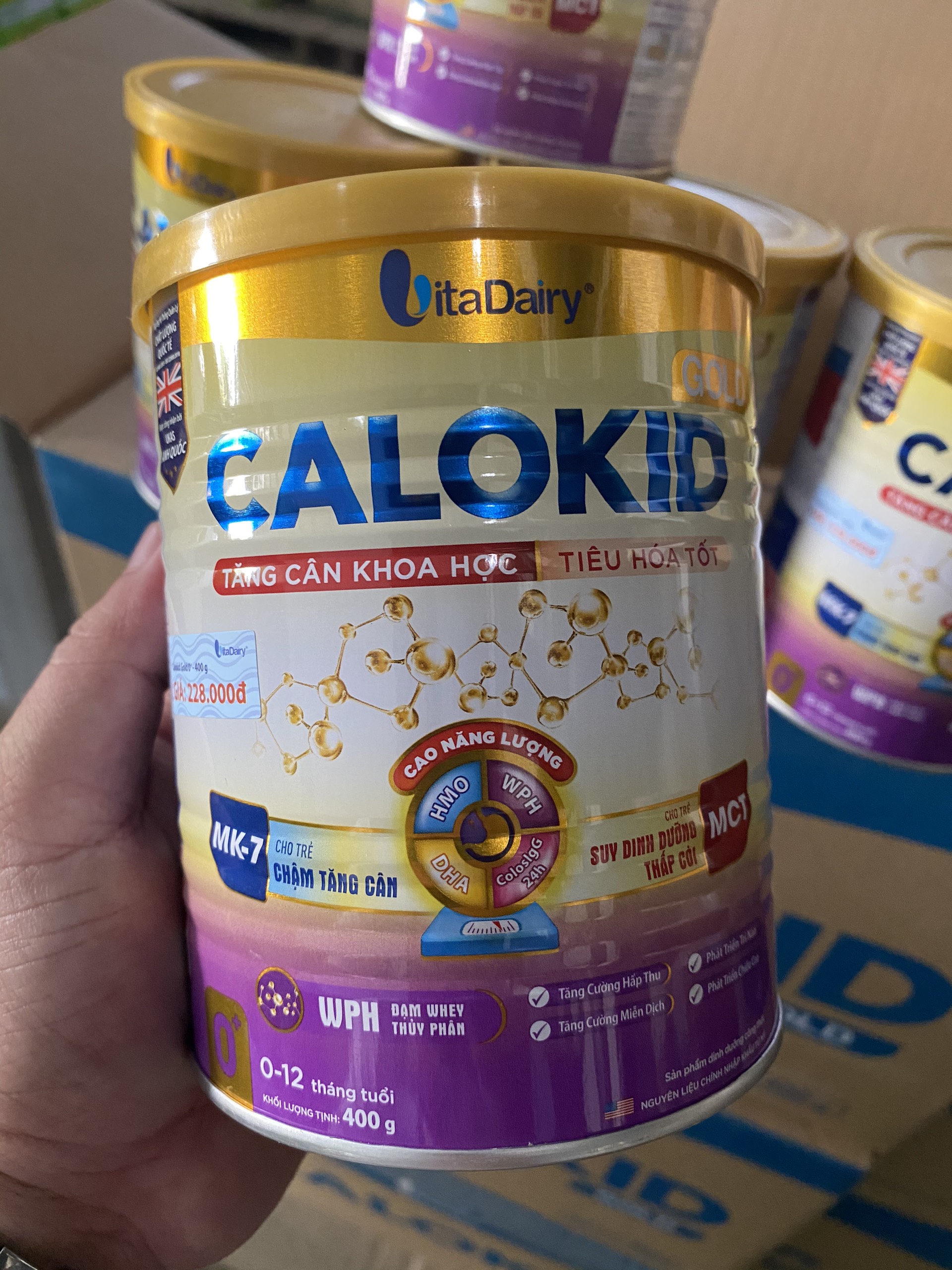 Sữa Calokid Gold 400g (trẻ biếng ăn từ 1-10 tuổi)