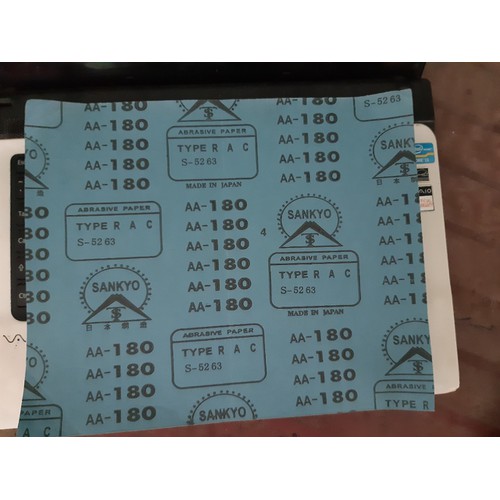 Tờ Giấy Nhám Nhật AA180 - 100 tờ Siêu Dẻo -Siêu Bền