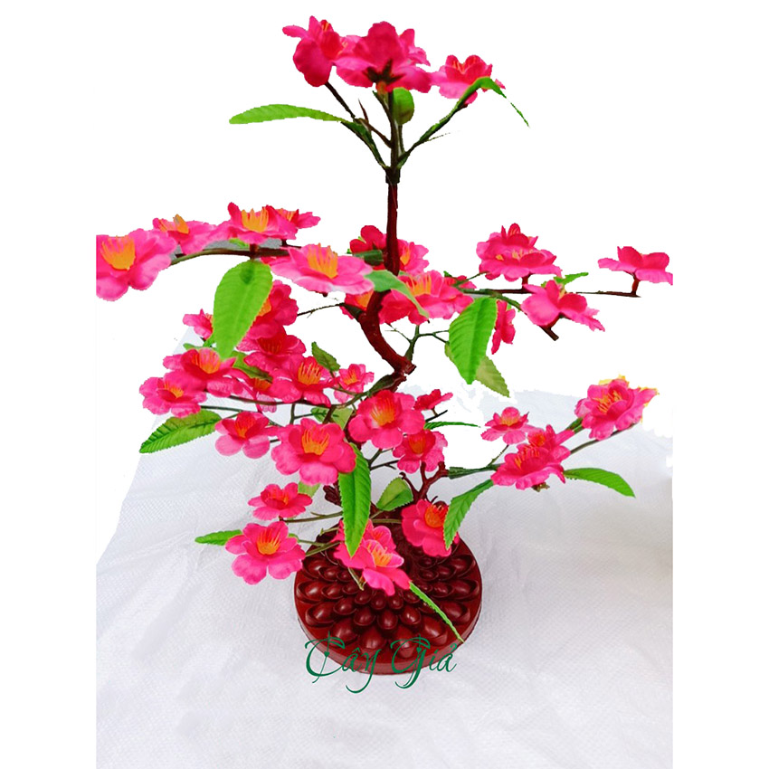 Cây mai trang trí - Hoa giả cao cấp