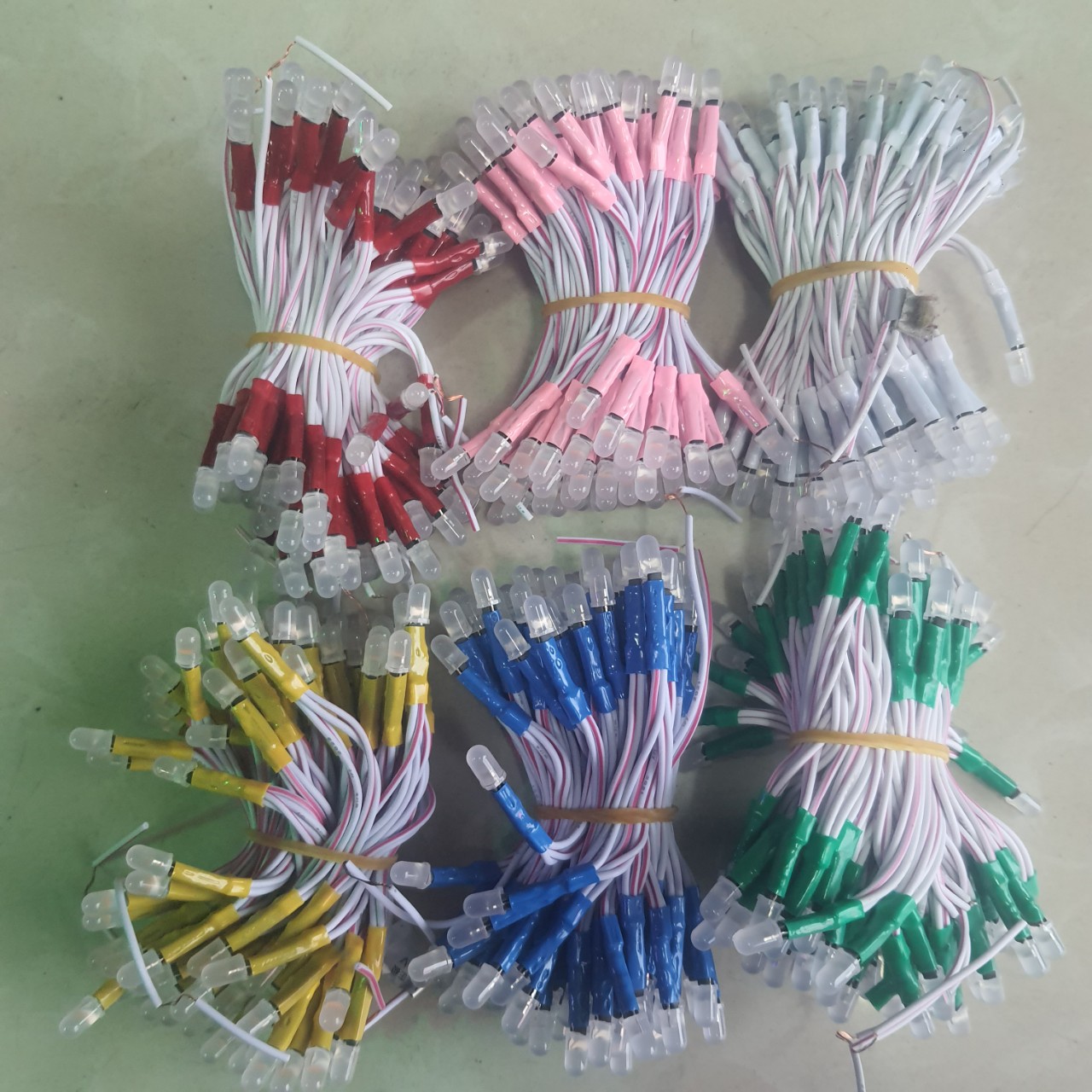 Led Ruồi Liền Dây 5MM Điện 5V - Dây 100 bóng