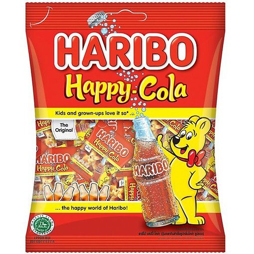 Kẹo dẻo haribo happy cola 200gr đức