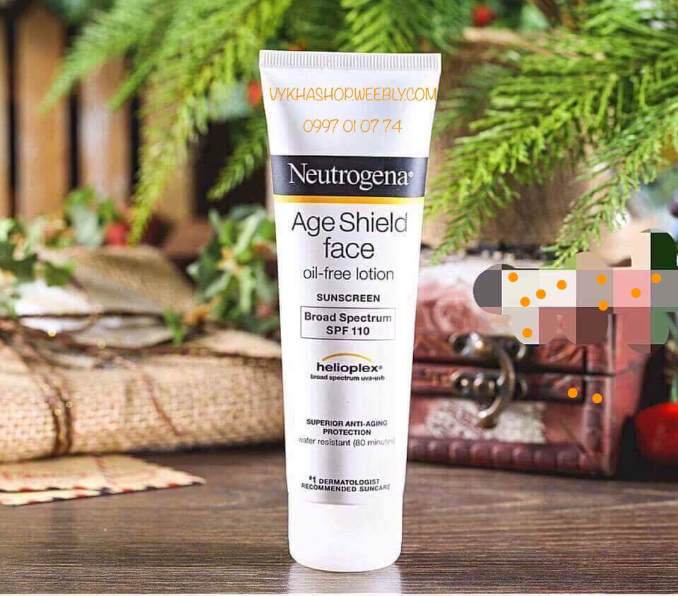 Kem chống nắng Neutrogena Age Shield Face SPF 110