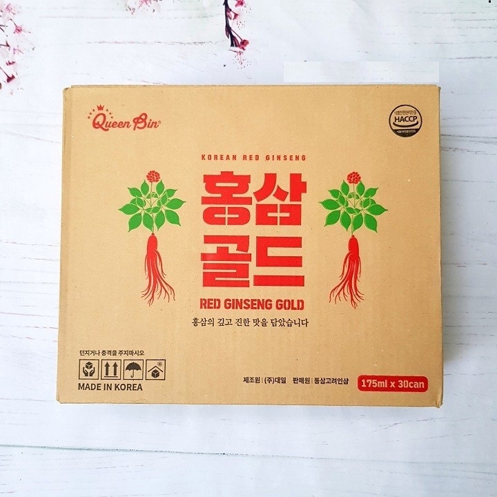 NƯỚC HỒNG SÂM HÀN QUỐC 30 lon x 175ml