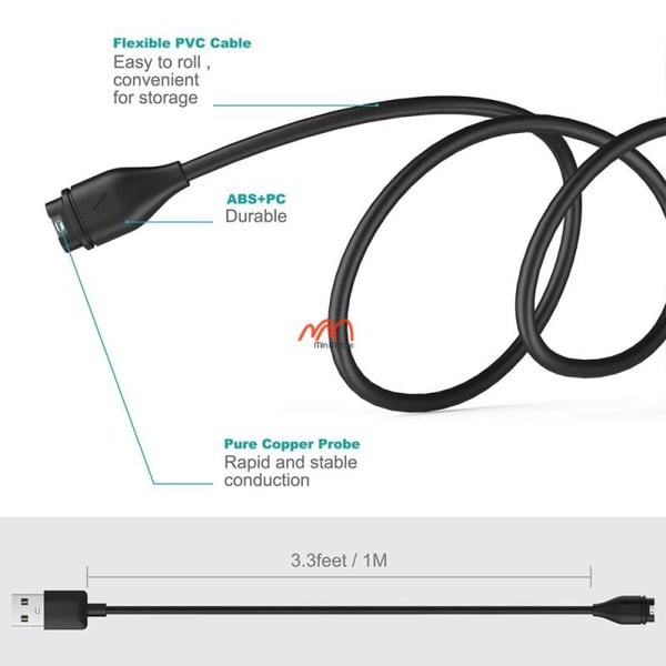 Dây Cáp Sạc Garmin Forerunner 955