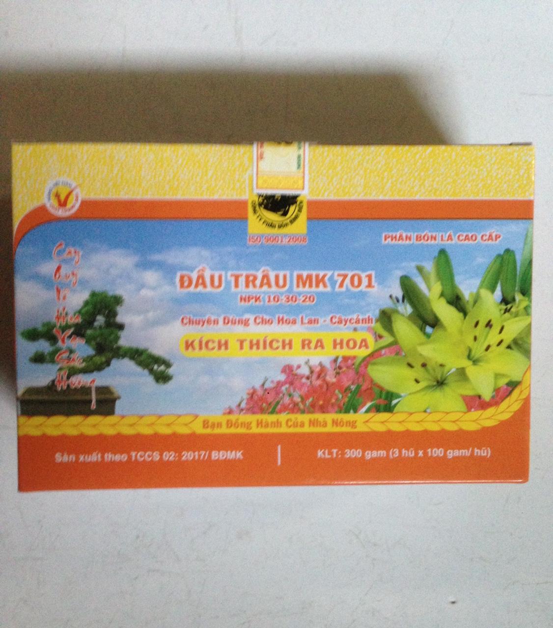 Combo 3 hủ PHÂN BÓN LÁ ĐẦU TRÂU 701 - KÍCH THÍCH RA HOA