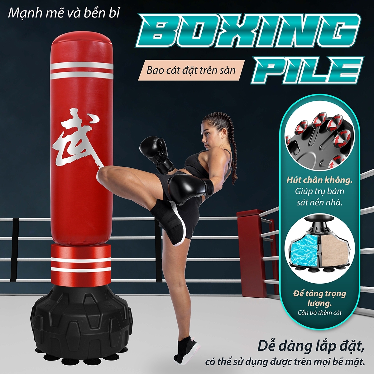 [All boxing] Peruvian-boxing punch bag adult boxing punch bag Boxing Boxing Ring children boxing punch bag