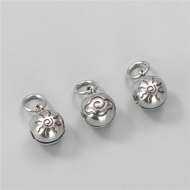 [S925] Charm chuông họa tiết - MH621