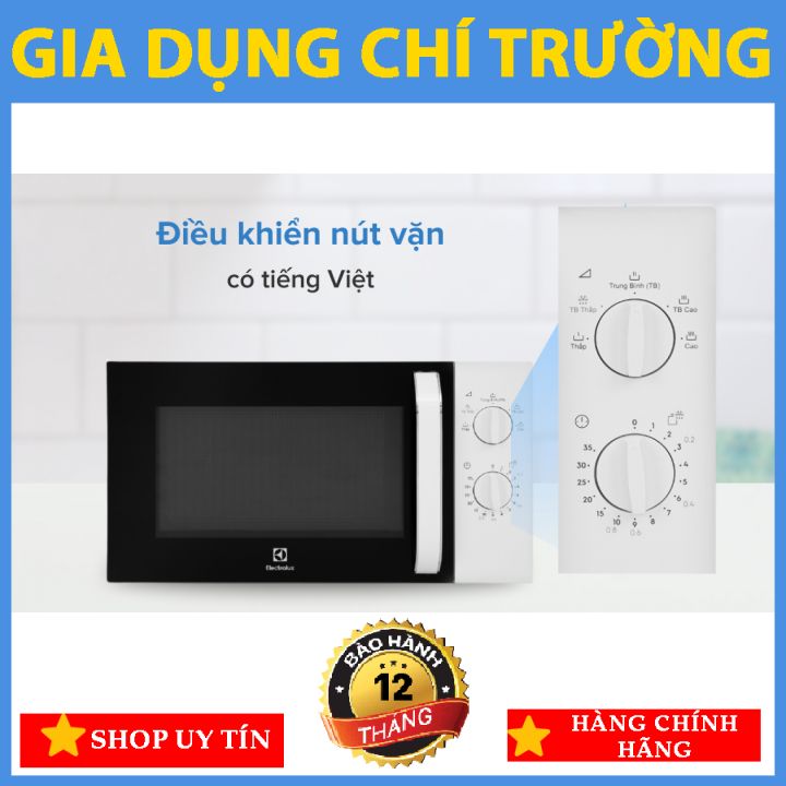 [LÒ VI SÓNG] Electrolux EMM20K18GW 20 lít