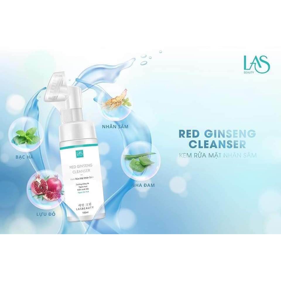 [CHÍNH HÃNG] Kem rửa mặt nhân sâm LAS BEAUTY 150ml