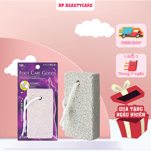 Đá tự nhiên chà gót chân, da chết chiết xuất đá bọt biển từ thiên nhiên kai estiful foot care goods 000hb0306