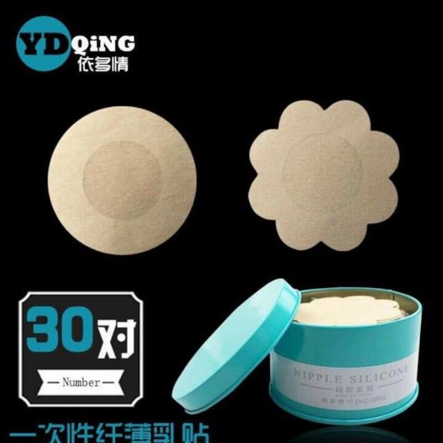 Hộp 60 miếng dán nhủ hoa giấy dán ti, dán ngực