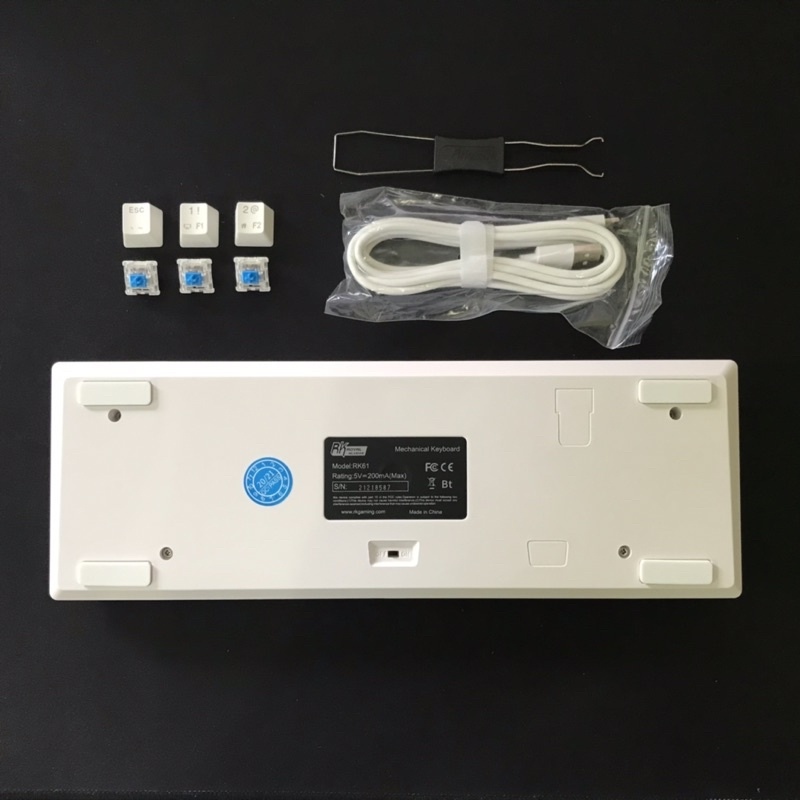 ✵ RK61 RGB HOTSWAP - Bàn Phím Cơ không dây Royal Kludge RK61 RGB kết nối 3 chế độ