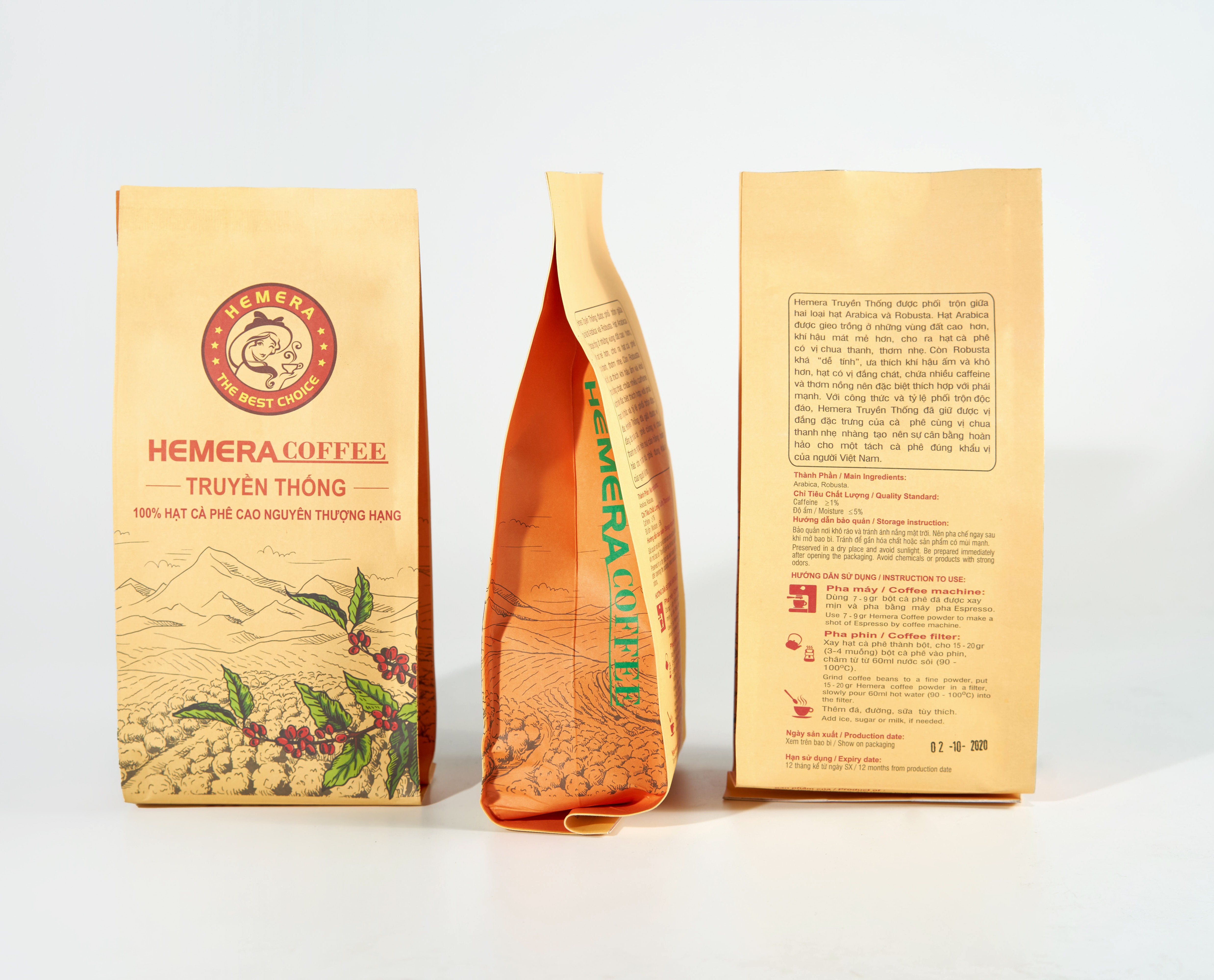 Hemera Coffee Traditional Beans (250gr)