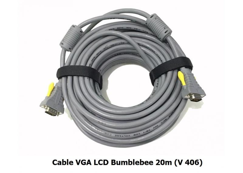 Cáp 2 Đầu VGA Bumblebee V406 Xám