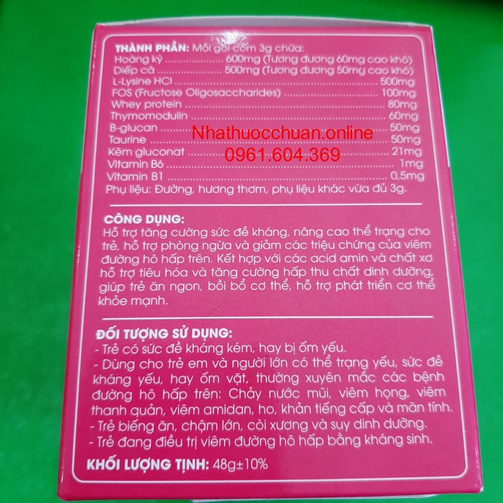 Cốm vi sinh NutriBaby Plus ( Hộp 16 gói)