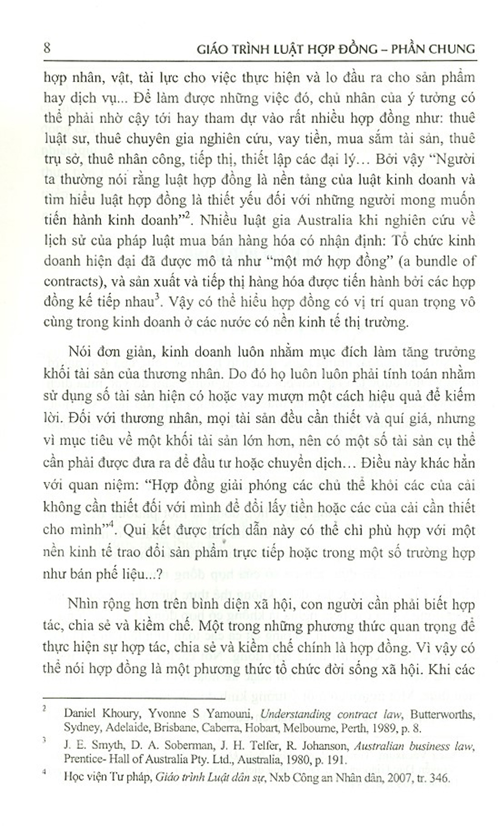 Giáo Trình Luật Hợp Đồng - Phần Chung (Dùng Cho Đào Tạo Sau Đại Học)