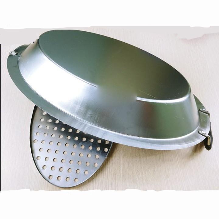 Khay om cá inox cao cấp, khay cá chép om dưa inox cao cấp, dụng cụ om cá - khay om cá đa năng inox cao cấp, bộ khay cá om dưa