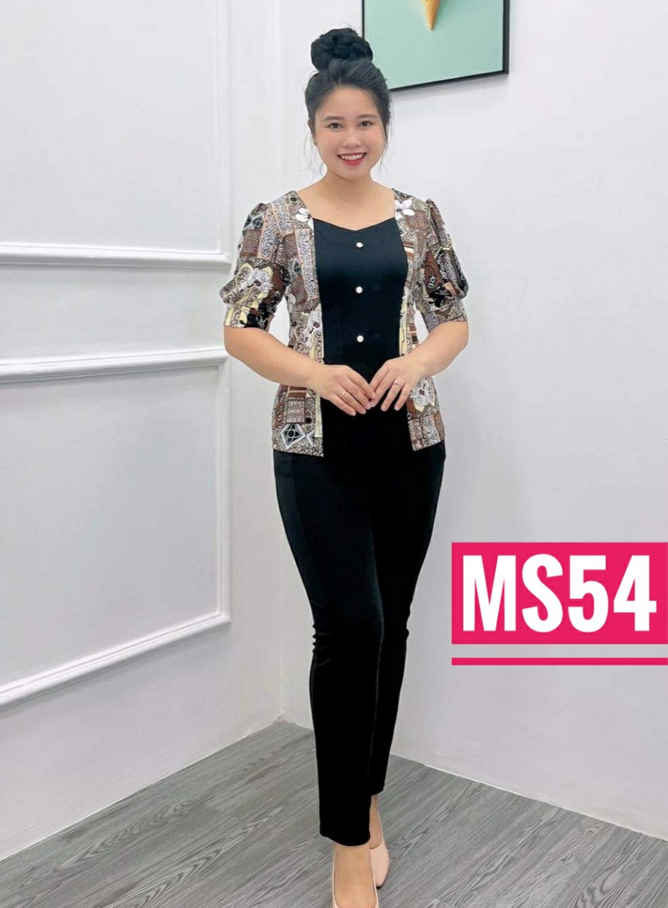 Đồ bộ mặc nhà thun aty loại 1( size 4 cho người 63-70 ký)