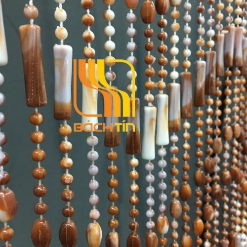 mành hạt nhựa cao cấp Bách Tín,màn hạt nhựa trang trí 0,8 x 2m